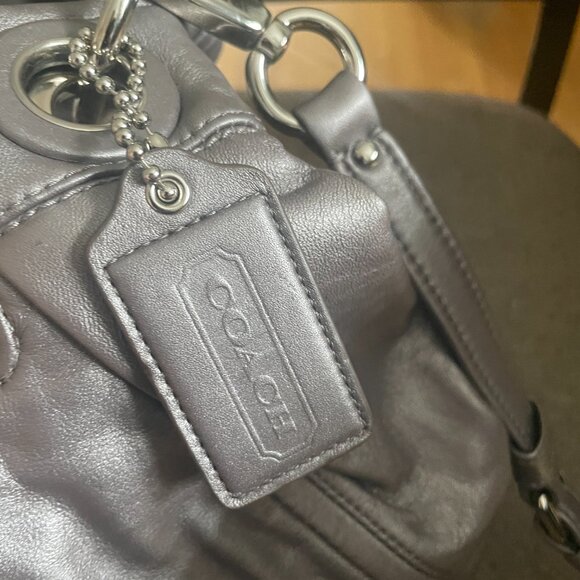 COACH Parker Leather Medium Shoulder Bag F13416 - Picture 3 of 7